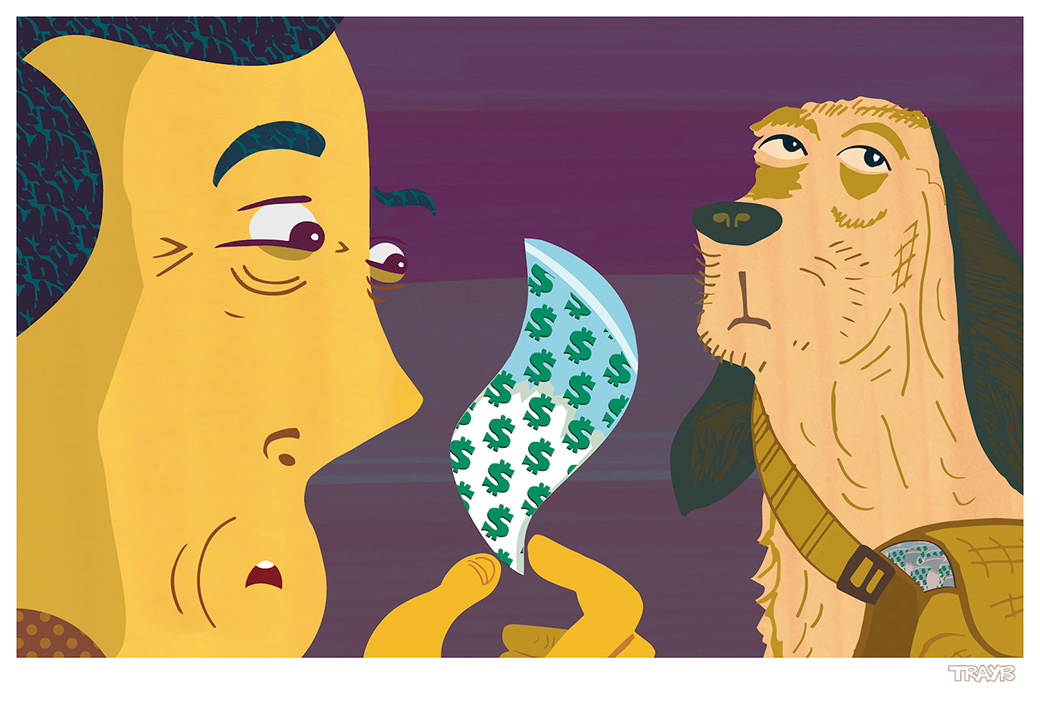 OCT Blotter Dog Reduced